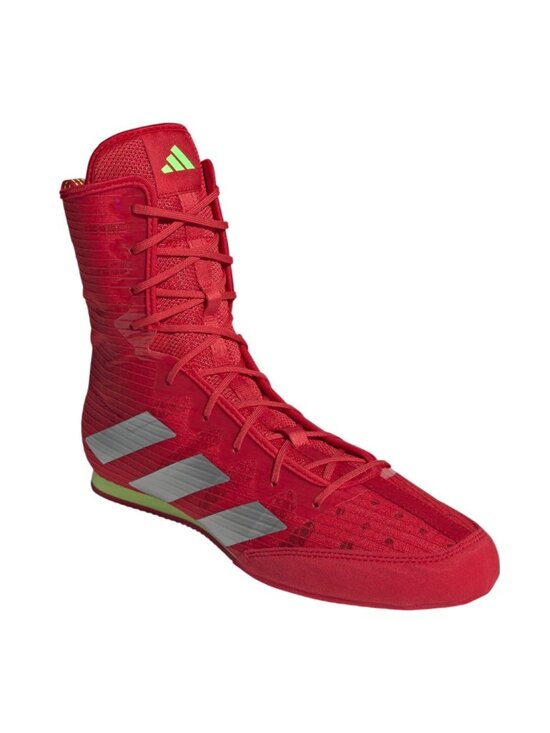 adidas Box Hog 4 – Unisex Boxing Shoes Scarlet Silver JP9846 NEW main image 7